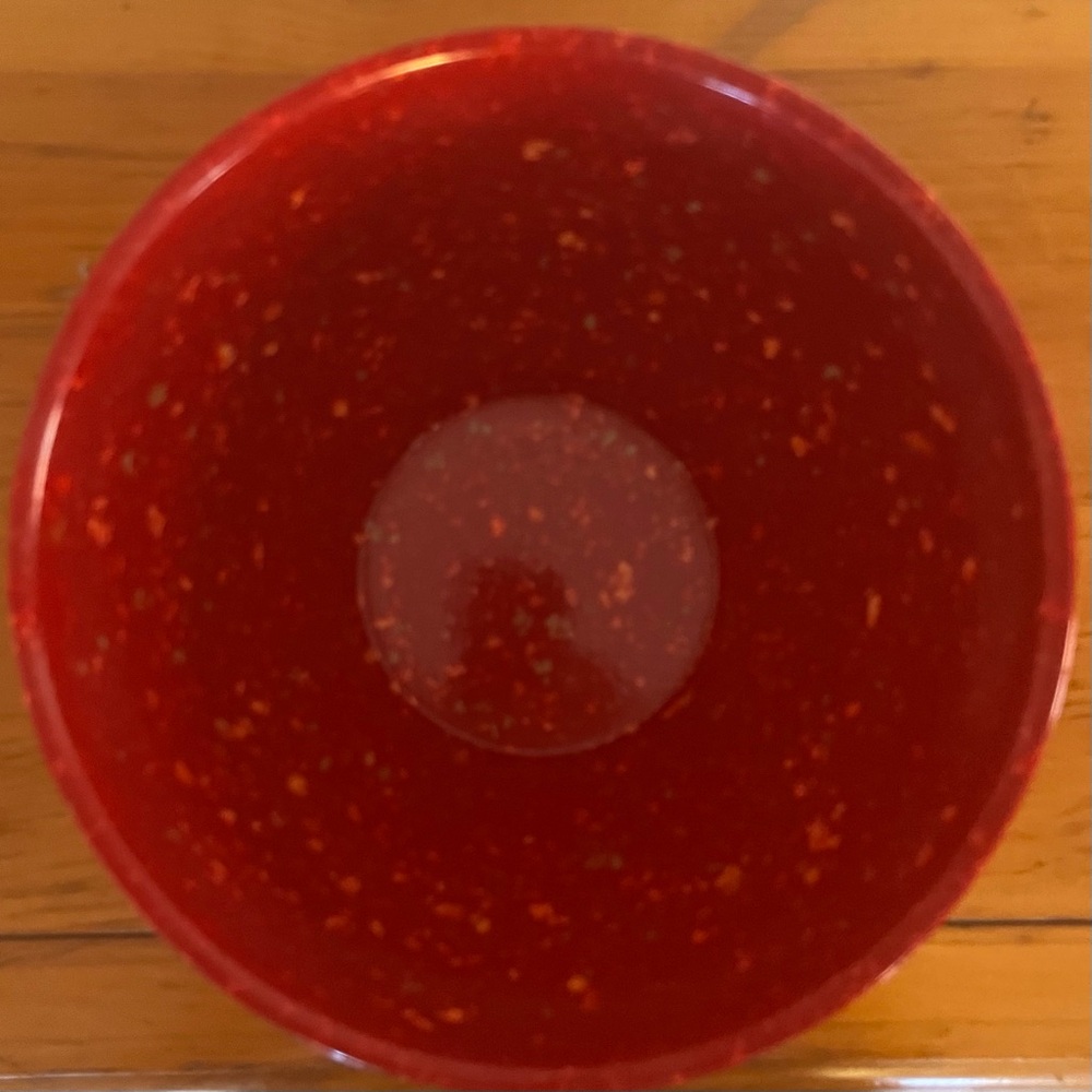 Rachael Ray Red Speckled Mixing Bowl - Picture 2 of 6